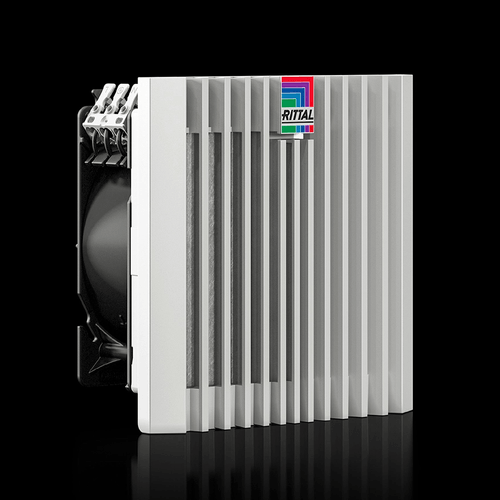 Ventilador con filtro Blue e+, 63/72 m³/h, 230 V, 1f, 50 Hz/60 Hz, RAL 7035